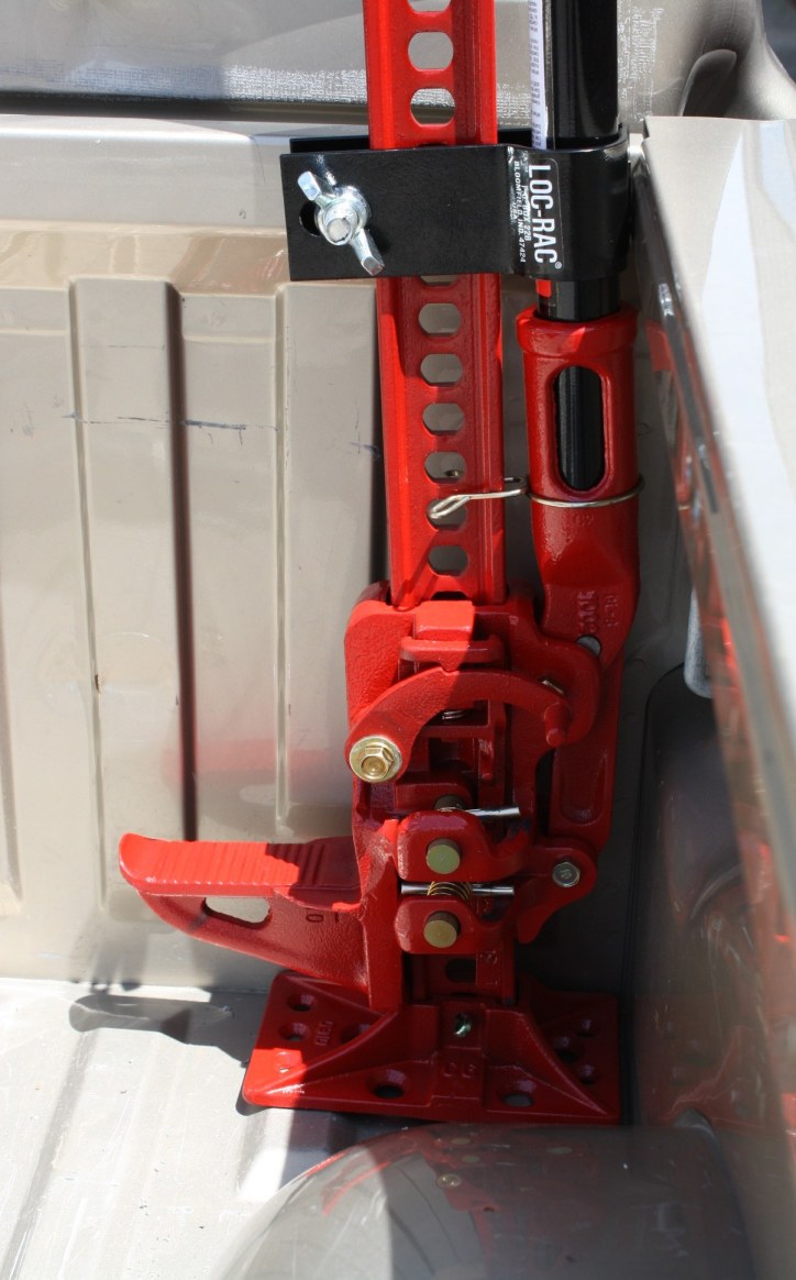 LocRac Mounting System Locks HiLift Jack to truck bed eBay